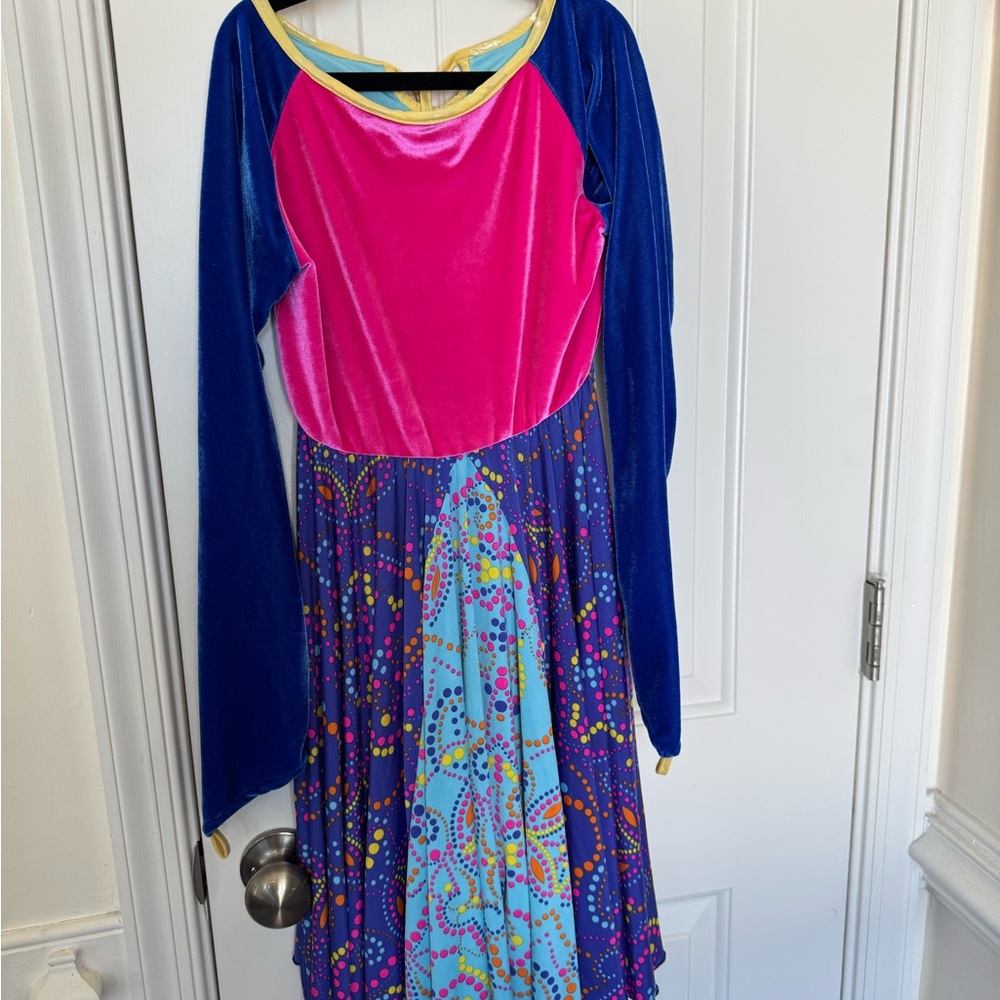 Twirly Girl Pink Raglan Long Sleeve Sundress